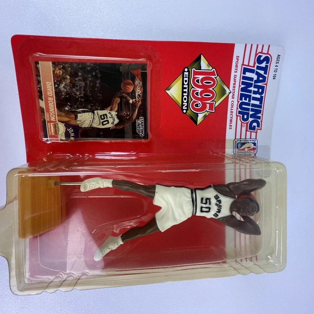 Starting Lineup 1995 David Robinson San Antonio Spurs Figure Hall Of Fame 50